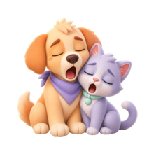 Sleepy pets